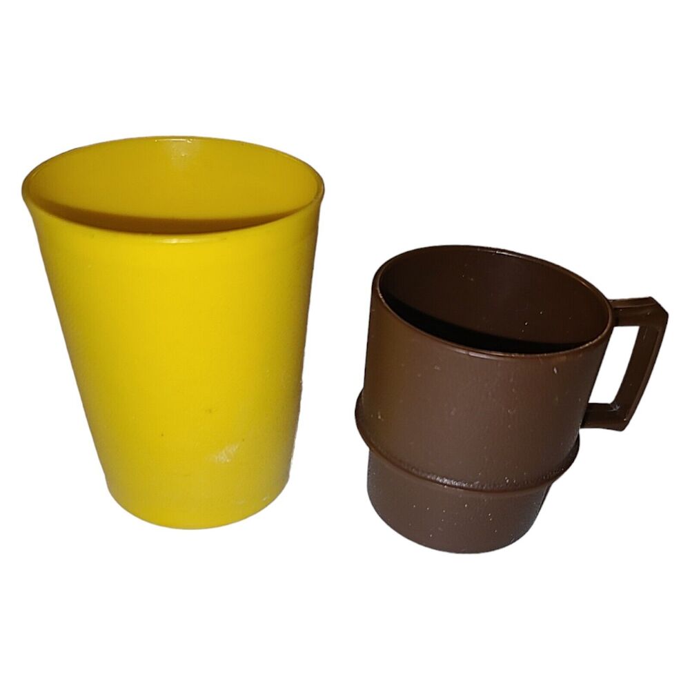 Vintage Tupperware Toys 1970s Miniature Kids Play Cup & Mud‎